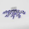 FXmimior Bridal Women Navy Blue Vintage Crystal Rhinestone Vintage Hair Comb Wedding Party Hair Accessories