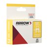 Arrow 591168 Genuine T59 Steel 1/4-Inch by 1/4 Crown Width Insulated Staples for Cable and Wiring, Clear, 300 Count