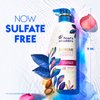 Head & Shoulders Supreme Sulfate Free Shampoo and Conditioner Set for Dry Scalp and Dandruff Treatment, Soothe and Strengthen with Argan Oil and Rose Essence, 21.2 Fl Oz