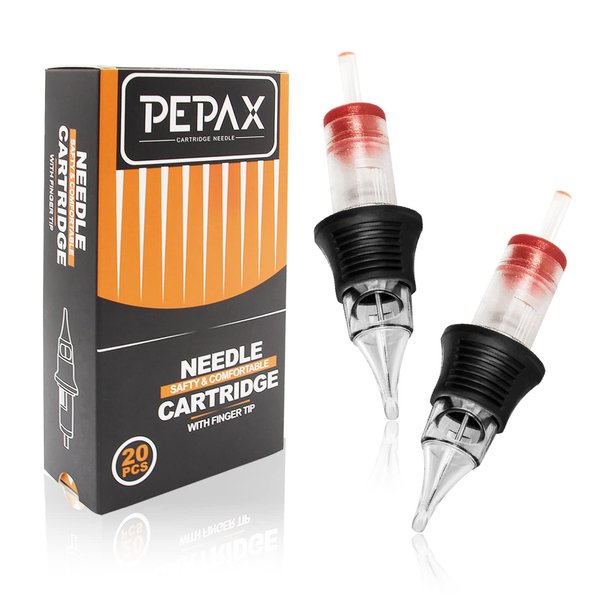 Tattoo Cartridge Needles - 20Pcs Disposable Tattoo Needles Cartridge Finger Ledge Integration Tattoo Cartridge Needles Standard 3RL Needles for Cartridge Tattoo Pen Machine(1003RL)