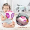 Musical Learning Toys for 1+ Year Old Girl, Bilingual Early Learning Educational Cube with Light & Sound, Baby Girl Toys 12-18 Month, Christmas Birthday Gifts for Toddler Girl 1-2 Year Old