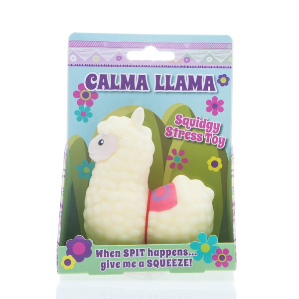 Boxer Gifts Calma Llama Stress Relief Toy | Unique Stress Balls for Adults & Teenagers - Animal Squishy Fidget Toys for Anxiety - Cool Desk Accessories | Cute Stocking Stuffer Llama Gifts