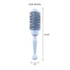 Cricket Friction Free 1.5” Thermal Hair Brush Seamless Ceramic Barrel Professional Styling Hairbrush Anti-Static Tourmaline Ionic Bristle for Blow Drying Curling All Hair Types Light Blue