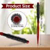 JIEYAO Small Round Brush for Blow Drying, Mini Roller Quiff Hair Combs, Portable Curl Brush Nylon Bristles Hair Styling Brush Salon Hairdressing Brushes for Thin Hair Short Hair Bangs Beard Lifting