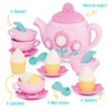 Battat- Play Circle- Singing Teapot – Toy Food – Pretend Play- Kitchen Set – 3 years + (17 Pcs)