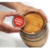 American Barrel Wax for Sealing Leaks in Wooden Barrels (2oz) - For Wine Bourbon, Tequila, Mini Whiskey Casks and Kegs - Wooden Barrel Wax Sealer For Small Oak Barrels for Aging Whiskey