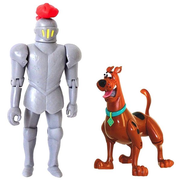 Scooby-Doo! 50th Anniversary Twin Figure Pack Exclusive - Frightface Scooby and The Black Knight