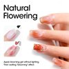 Gellen Blooming Gel - 18ml Clear Blooming Nail Polish Soak Off UV Gel for Spreading Marble Effect,Nail Art Gel Christmas DIY Salon Manicure Design Home