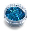 NOCTÍS Blue glitter for manicures and pedicures, nail art glitters, easy to use