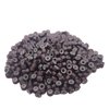 Flosius 500 Pcs Hair Extension Beads 5mm Silicone Micro Rings Links Beads for I Tip Human Hair Extensions Tool (Brown)