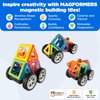 Magformers Wow Plus Set | Magnetic Tiles Building Blocks, Educational Kit, STEM Toy Set | Magnetic Building Tiles for Kids to Develop Problem-Solving Abilities and Shape Recognition