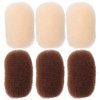 LALAFINA 6Pcs Bump Up Hair Clips Sponge Volume Hair Insert Hair Bases Hair Bump Up Comb Clip Hair Increasing Clip for Women DIY Hair Style