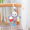 Jambo mom Baby Hanging Toy for Activity Gym, Car Seat Toys, Carseat Toys Hanging, Car Seat Toys for Babies 6-12 Months, Infant Rattles Toys with Teether, Stroller Toys for 0 3 6 9 12 Months