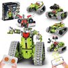 EasyAgo STEM Robot Toy Model Car kits - Blocks Erector Set for 8-13 Years Old, App & Remote Control DIY Shadow Warrior/Spearhead/Vehicle/Tank for Kids 6 7 9 10 11 13 Boys & Girls Birthday Gifts