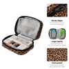Leopard Pattern Weekly Pill Organizer, Pill Cases Bag Portable Pill Container 7 Days Pill Box Organizer Vitamin Supplement Holder with Zipper for Travel Family Business Camping