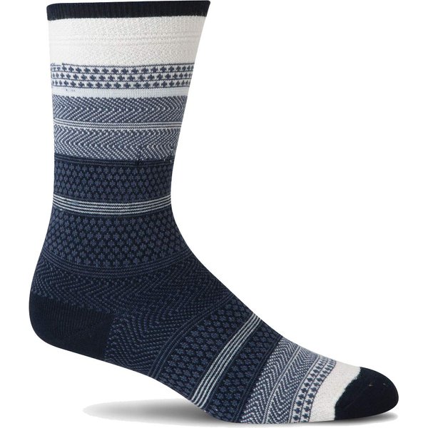 Sockwell Women's Jasmin Crew Sock, Navy - M/L