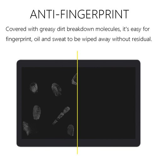 Transwon (for Vortex T10M Pro) 2PCS Tempered Glass Screen Protector for VORTEX T10M Pro Tablet 10.1 Inch