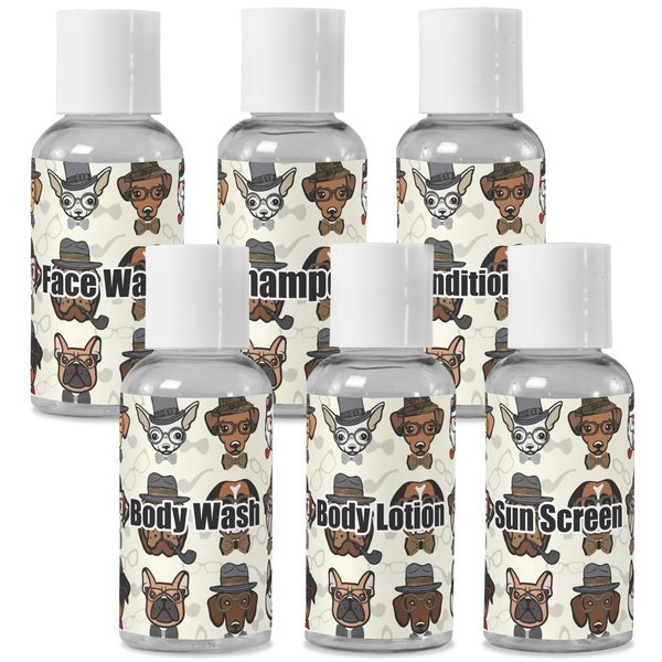 YouCustomizeIt Personalized Hipster Dogs Travel Bottles