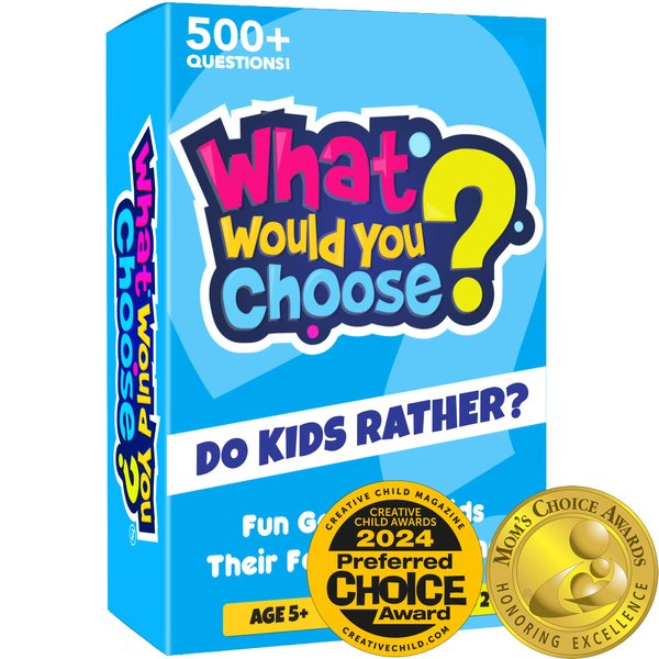 QUOKKA Board Game for 8-12 Year Olds - Original Edition - Family Card Game for Kids Ages 5-8 - What Would You Choose | Do Kids Rather? | Pick Your Answer | Get to Know You - Fun Game Night for Kids