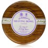 D.R. Harris Lavender Hard Shaving Soap in Mahogany Wood Bowl
