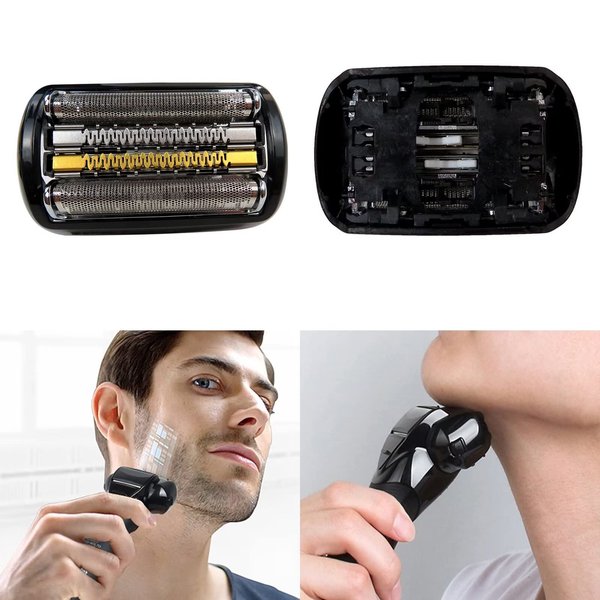 92B 2023 Version Series 9 Replacement Foil Cutter Head Shaver Head Razor Blades for Braun All 2023 Version Series 9,9290cc, 9291cc, 9370cc, 9293s, 9385cc, 9390cc, 9330s, 9296cc Black