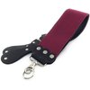 G.B.S Ultra Wide Straight Razor Strop Handmade Barber Leather Razor Strop for Sharpening Razor, Knives Dual Sharpening Strap Black and Maroon with Fine Edges blades 3" x 26" for Men