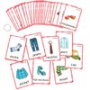 SANTSUN Set of Clothing Flash Cards for Toddlers(36 pc) | Kids Learning Flashcard & Montessori Pocket Cards Toys | Perfect for Pre-K Decor Background Wall Stickers, Teacher/Autism Therapists Tools