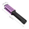 Hair Straightening Double Brush Comb, Brush Hair Straightener, Anti-Static Soft Bristles Brush Comb ABS High Temperature Resistant Hair Straightener Brush for Hairdressing