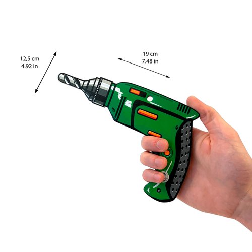 Liontouch Power Drill | Pretend Play Foam Toy Tools for Children | Ideal for Kid’s Educational Learning, Building & Construction Play