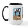 CafePress Organic Gardening Large Mug 15 oz (444 ml) Ceramic Coffee Mug