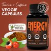 Caffeine Pills, Alternative to an Energy Drink, Energy Gel or Energy Gummies, All-Natural Energy Supplements, Energy Pills with Elderberry