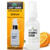 Leaf Aura Vitamin C Serum, Sulphate-Free, Organic+ Natural Formula, Brightens Uneven Skin, Made In Canada, 29.5ml