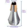 Honbay Lightweight Aluminum Practice Trumpet Mute Silencer for Jazz