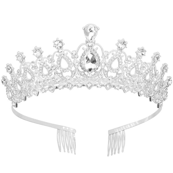 Ｎｏｏｎｈｏｒｓｅ Tiara and Crown for Women Headbands for Women Girls Halloween Cosplay Princess Queen Crown Bride Headpiece for Wedding Prom Queen Gift Sets