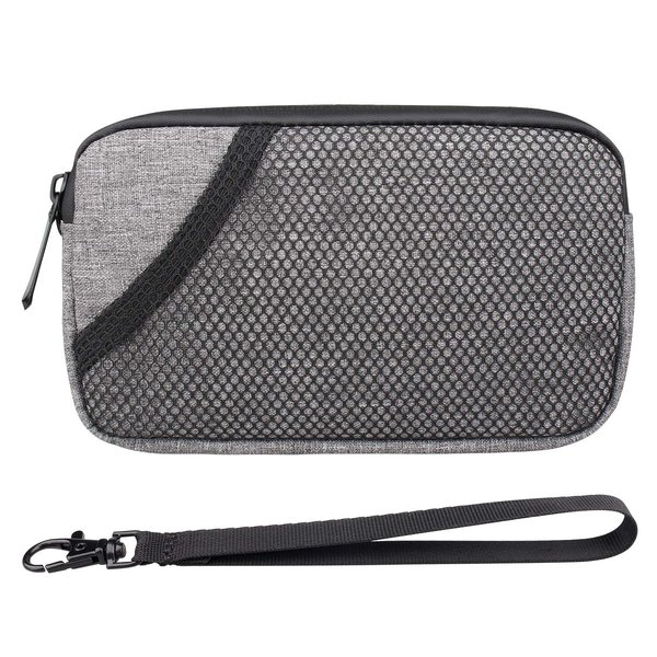 FIREDOG Odor Proof Bags, Smell Proof Pouch Carbon Lined Travel Stash Storage Smellproof Bags (Grey, 6.5"x4")