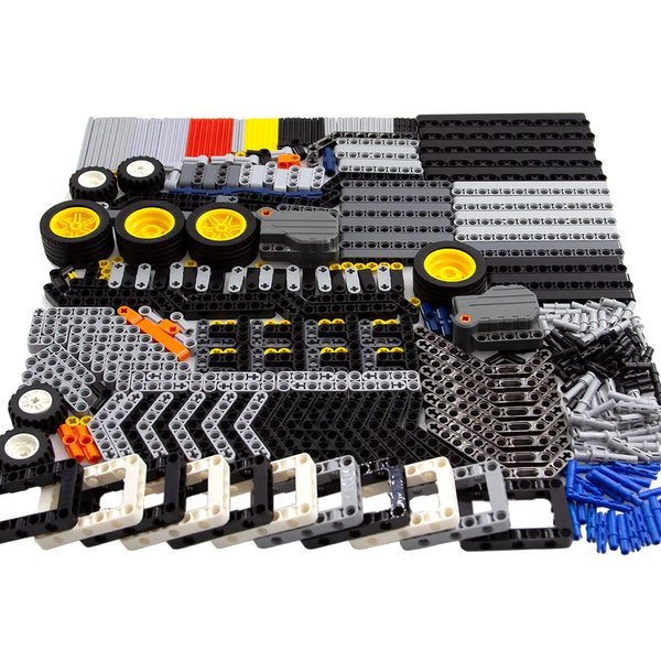 ASTEM Technic Parts Group EV3 Replacement Building Block Parts Regular-Sized Mechanical Parts Include Brick,Bush,Technic Pin.