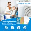 CLEAN QUEEN Laundry Detergent Sheets - 100 Loads - 50 Concentrated Detergent Sheets, Paraben Free and Hypoallergenic - Eco Friendly Laundry (Fresh Linen)