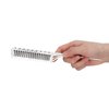 Teasing Comb, 3 Row Comb Hair Care Hair Styling Modeling Comb Lightweight Hair Salon Supplies Comb (White)