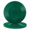 50 Interlocking Plastic Radial Poker Chips - Choose Colors (GREEN)