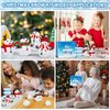 6 Pack Snowman Kit, Christmas Craft DIY for Kids, Build a Snowman Craft Winter Decorations Indoor, Creative Kids Air Dry Clay Modeling Crafts Kit for School Winter Party Activities Kids