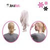 JUVABUN Claw Clip Wavy Ponytail Extension 12'-Platinum Blonde| Hair Extension Clips | Synthetic Ponytail Extension| Wavy Hair Extensions | Washable Realistic And Synthetic |human hair- Platinum Blonde