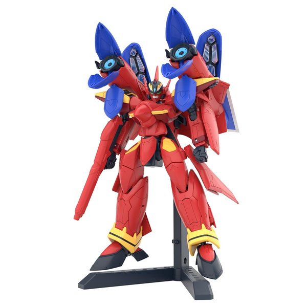 Bandai Hobby - Macross 7 - (2691355) #05 VF-19 Custom Fire Valkyrie with Sound Booster, Bandai Spirits HG 1/100 Model Kit