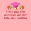 Prime Greetings Granddaughter Graduation Card, Made in America, Thick Card Stock with Premium Envelope Packaged in a Reusable Presentation Mailer, Eco-Friendly, 5in x 7.75in