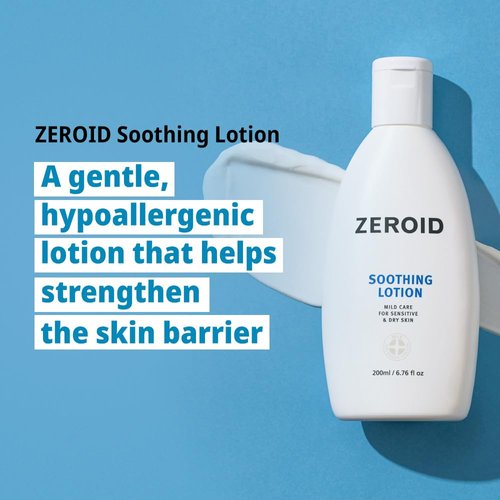 ZEROID Soothing Lotion Korean Dermocosmetic Mild Care for Senstive & Dry Skin (200 mL)