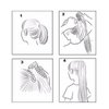 S-ssoy 31"(78cm) Women's Curly Pony Tail Hair Piece Synthetic Claw Clip Ponytail Wavy Long Curled in Hair Extension Extensions Long/Voluminous Wig Hairpieces for Women Girls Lady,12#