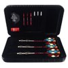 CUESOUL 95% Tungsten 26 Grams Tungsten Steel Tip Darts Set with 1 Deluxe Dart Case