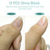 Sawvolker 12pcs Nail Buffer Block Shiny Kit,Nail Shiner Buffer Polishing Blocks for Natural Acrylic Nails Polisher Fingernail Buffer Buffing Nail Shine File Natural Nail Care Tool 600 3000 Grit
