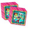 80's Party Supplies - 80's Theme Birthday Party Supplies - Retro Party Supplies | Tableware Set Includes Plates Napkins and Cups | Kit for 16