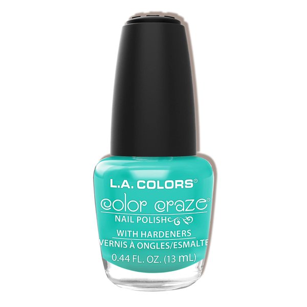L.A. Colors Color Craze Nail Polish, Sea Foam, 1 Ounce
