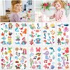 10 Sheets Mermaid Temporary Tattoos, Mermaid Fake Tattoo Stickers for Kids Girls, Mermaid Tattoos Party Decorations Favors Supplies, Ocean Themed Tattoo Stickers